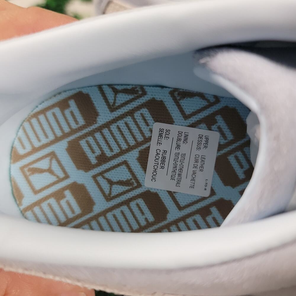PUMA Suede Classic XXI Womens Sz 7.5 Icy Blue/White 38141085 - Picture 7 of 10